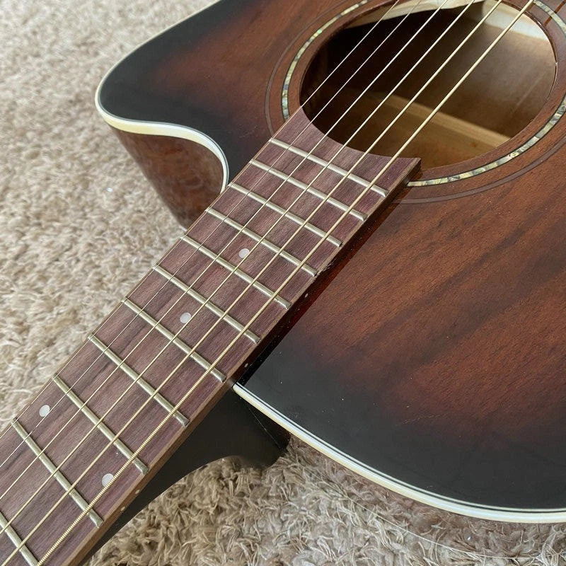 40" Mahogany Top Acoustic Guitar, Mahogany Sides Body Rosewood Fingerboard Neck