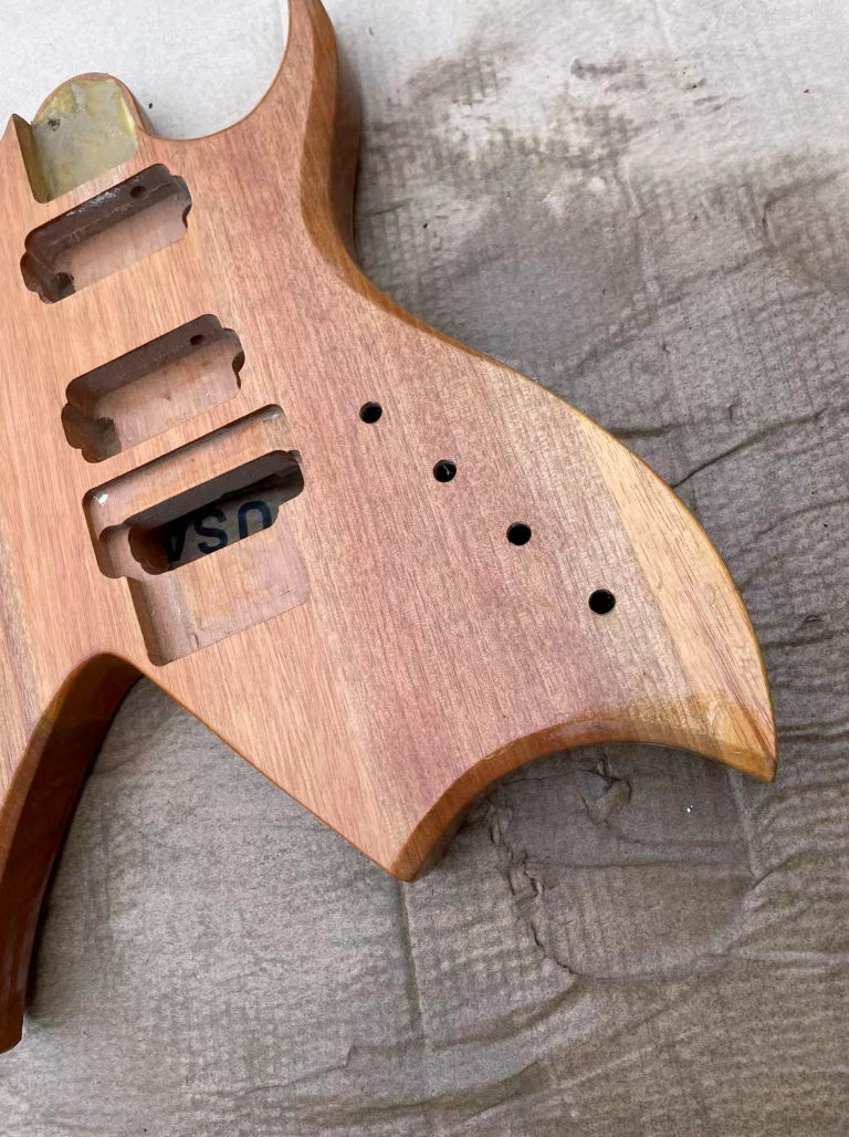 Mahogany Wood HH Guitar Body Fit BICH DIY Project Guitars