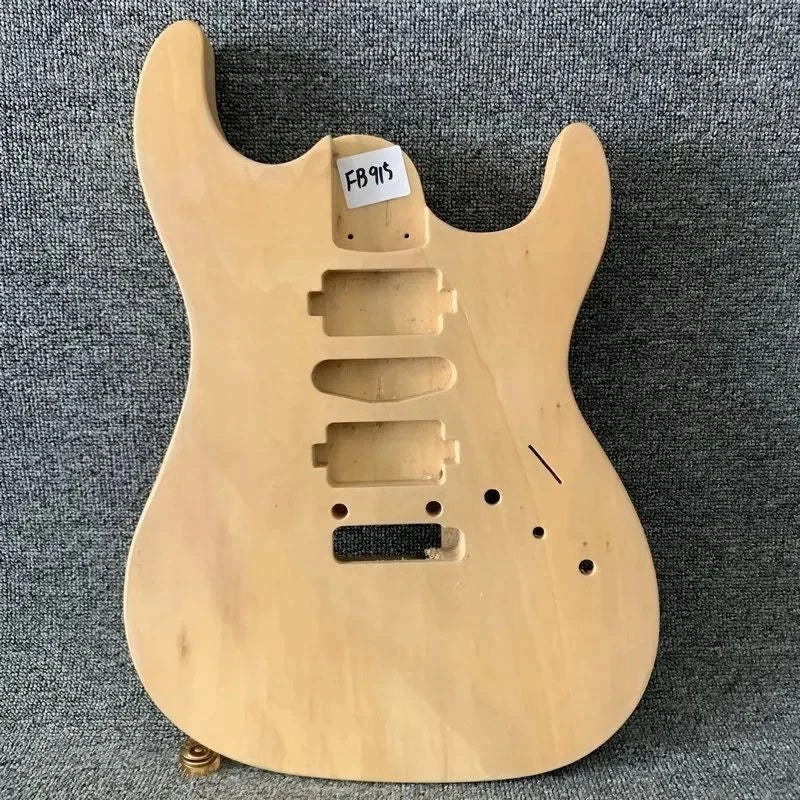 Unfinished HSH Guitar Body with 2 Point Tremolo