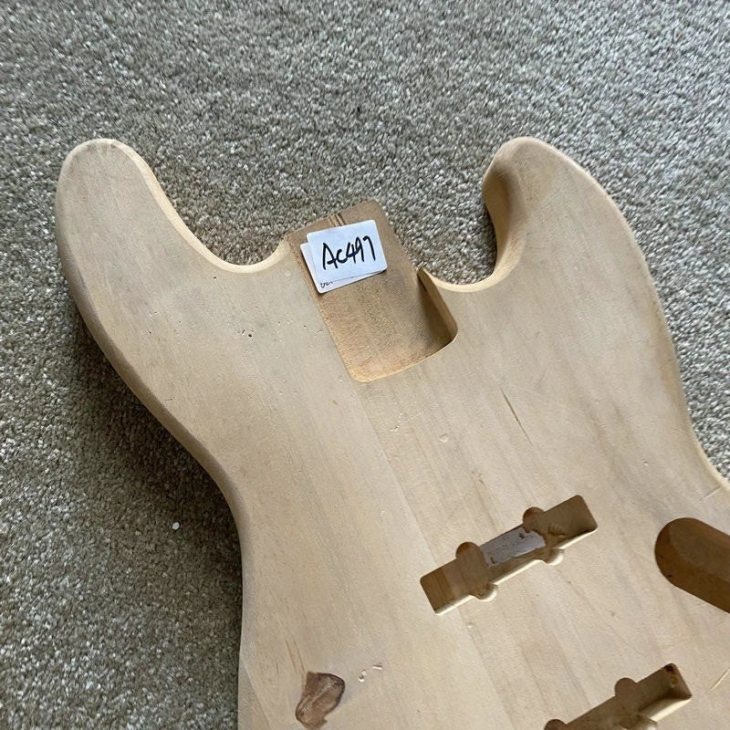 Unfinished 4 String Jazz Bass Basswood Body