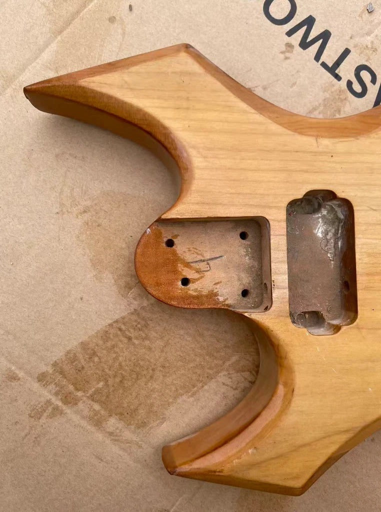 Left Handed DIY Project Guitar HH Body Fit Warlock