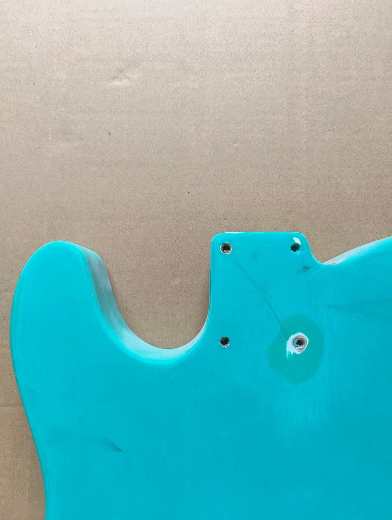 Blue Guitar DIY Project Body For TL, String Through Bridge
