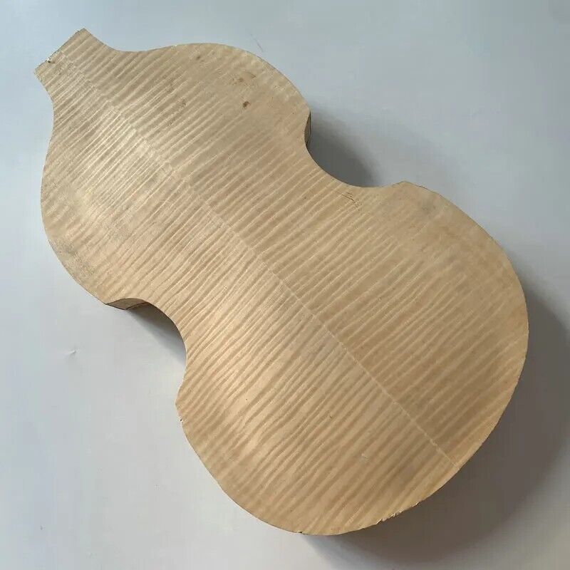 Spruce and Maple Unfinished Violin Bass Hollow Body DIY Project