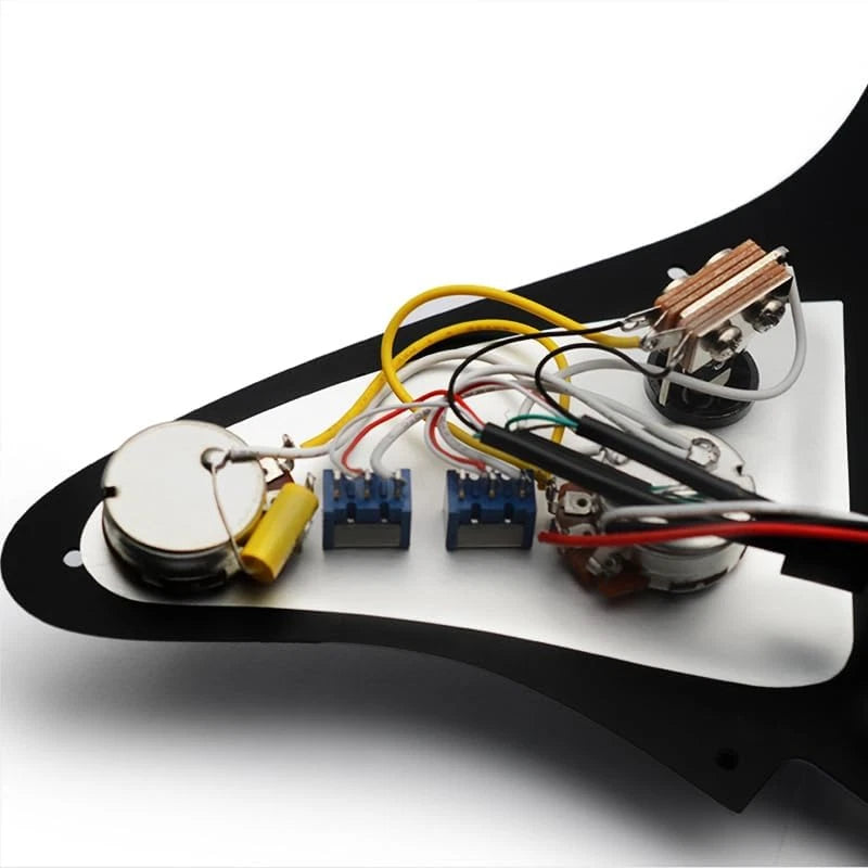 HS Guitar Dual Blades Pickups Loaded Prewired Pickguard Fit Strat ST