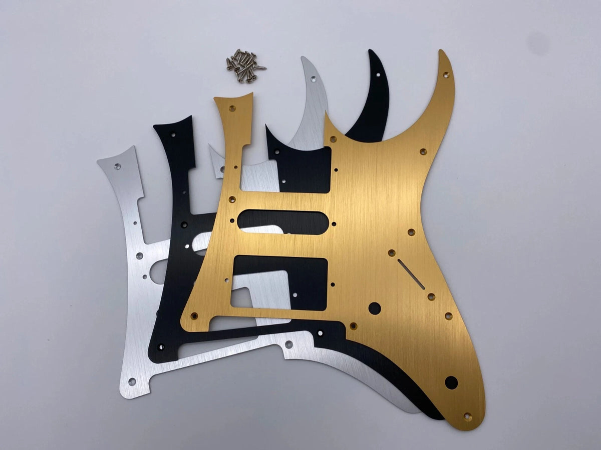Aluminum Guitar HSH Pickguard Scratch Plate Fit Ibanez RG2550 Guitars
