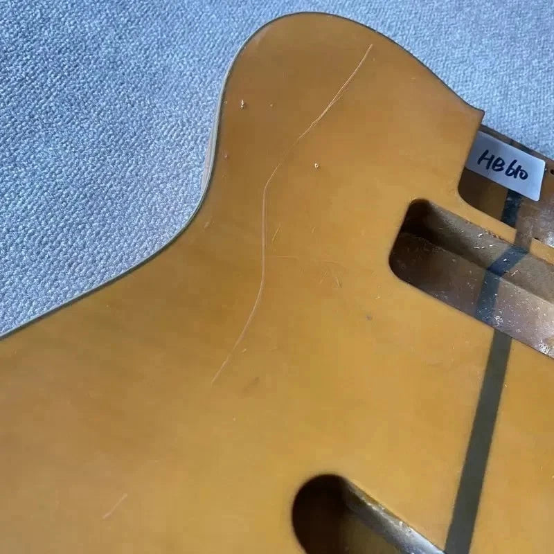 Ash Wood Guitar Body with Maple Top Fit Tele