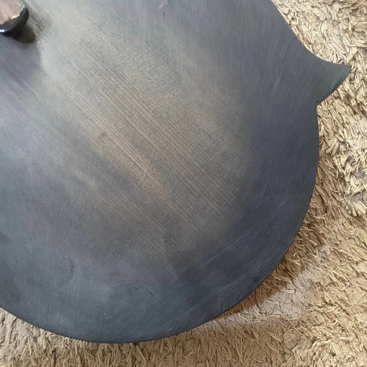 F Style 8 String Mandolin Body, Matte Black, No Frets