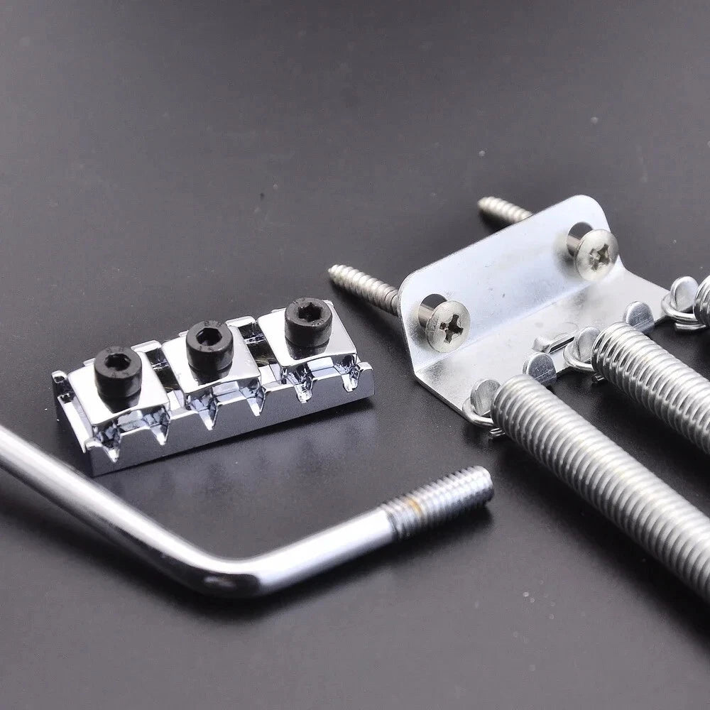 Chrome Guitar Licensed Floyd Rose Double Locking Bridge Tremolo System