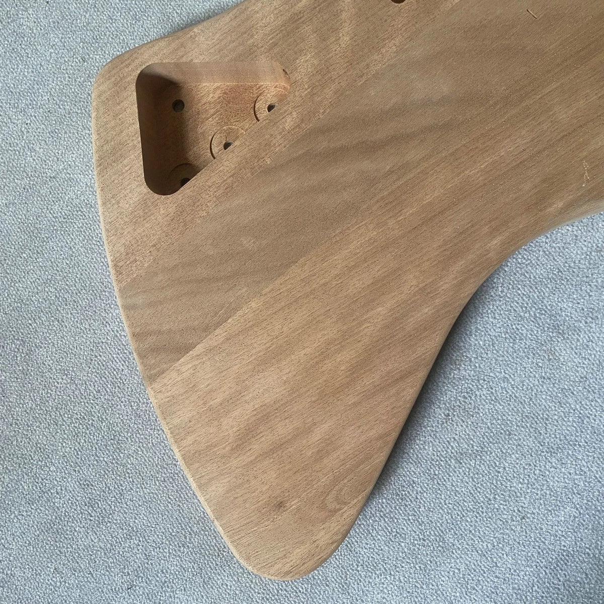 Custom 4 String Bass Body, Mahogany, Unfinished