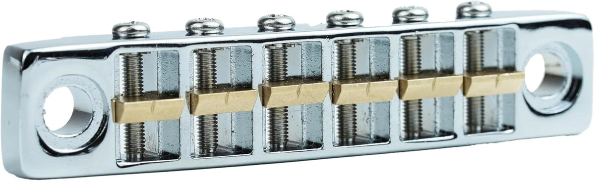 Aluminum Guitar Tune O Matic Bridge with Brass Saddles