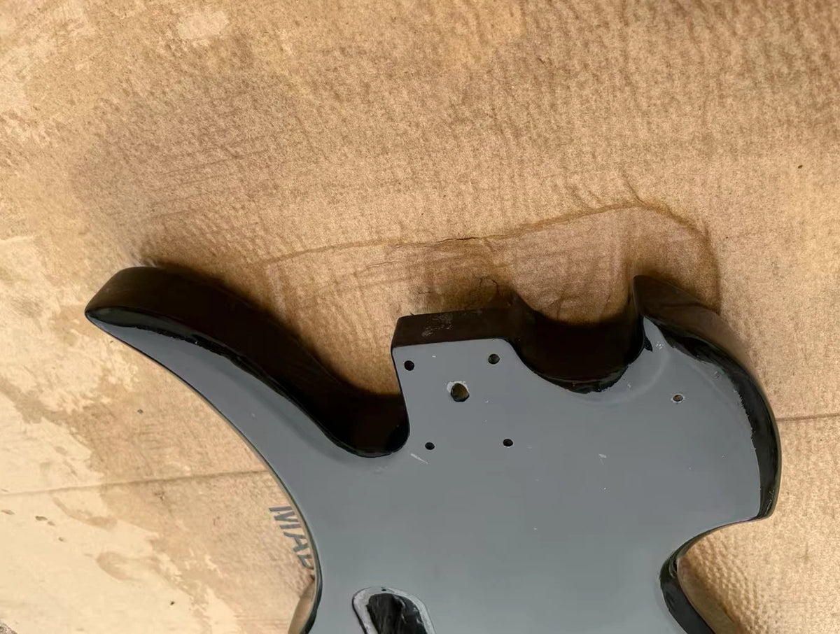 Glossy Black HH Guitar Body DIY Project Fit Mockingbird