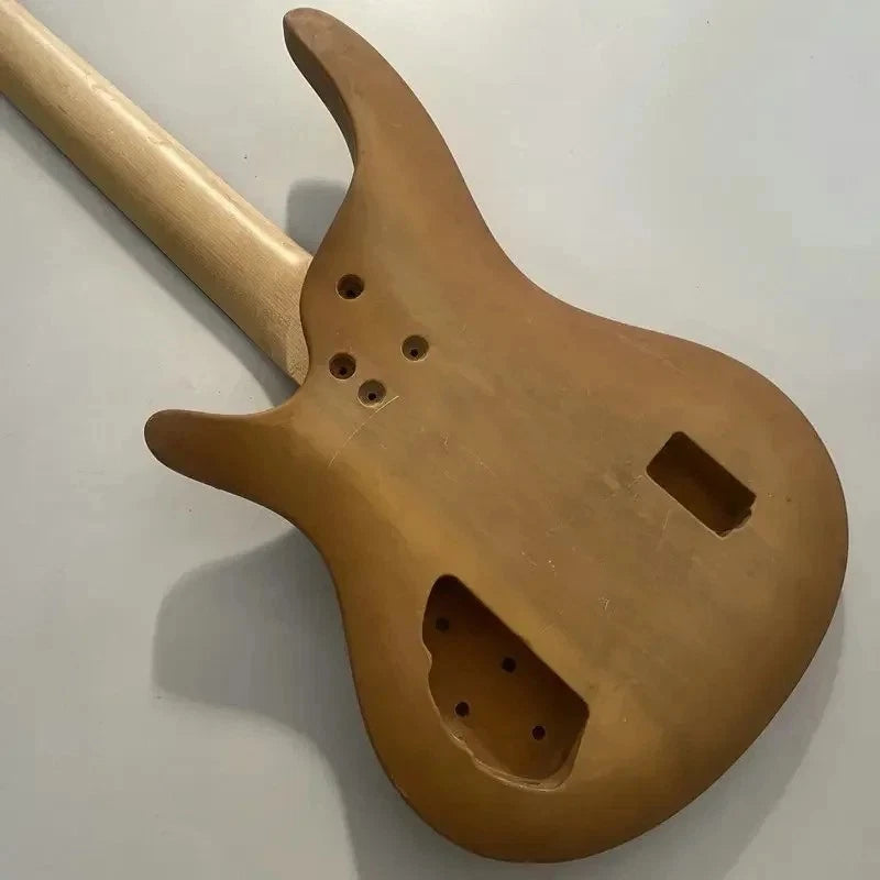 5 String Electric Bass Basswood Body with Maple Neck, Rosewood Fretboard