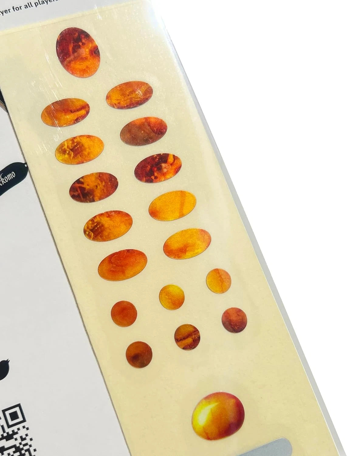 Amber Guitar Bass Fretboard Fret Markers Inlay Dots Stickers