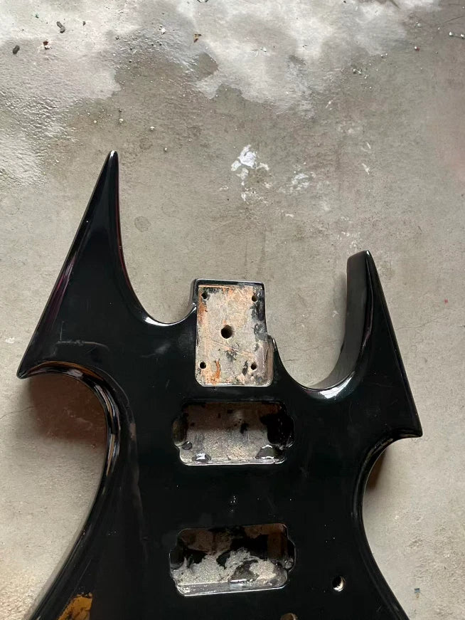 Black DIY Glossy Finish Guitar HH Body Fit Beast Project