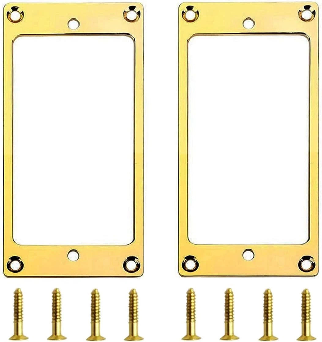 2 Pieces Gold Guitar Humbucker Pickups Rings Fit Ibanez,Schecte<wbr/>r,Jackson,ESP LTD