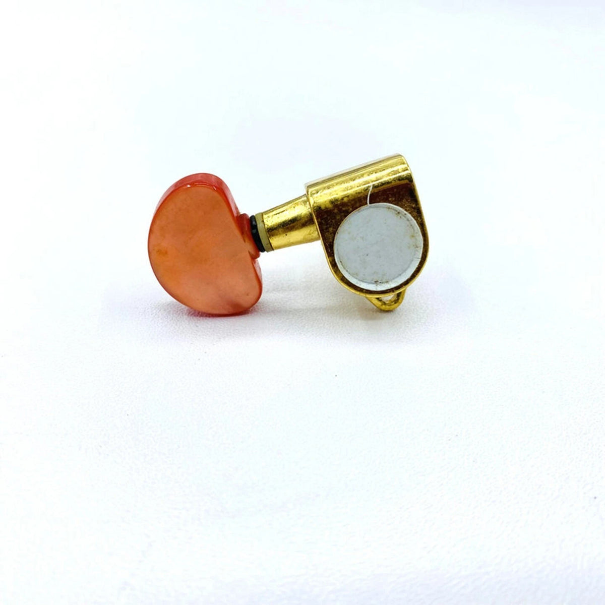 Gold 3x3 Guitar Machine Heads Tuning Pegs Keys with Orange Buttons