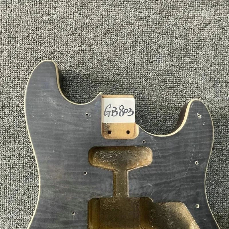 Veneer Tiger Maple Top Ukulele Bass 4 String Mahogany Body