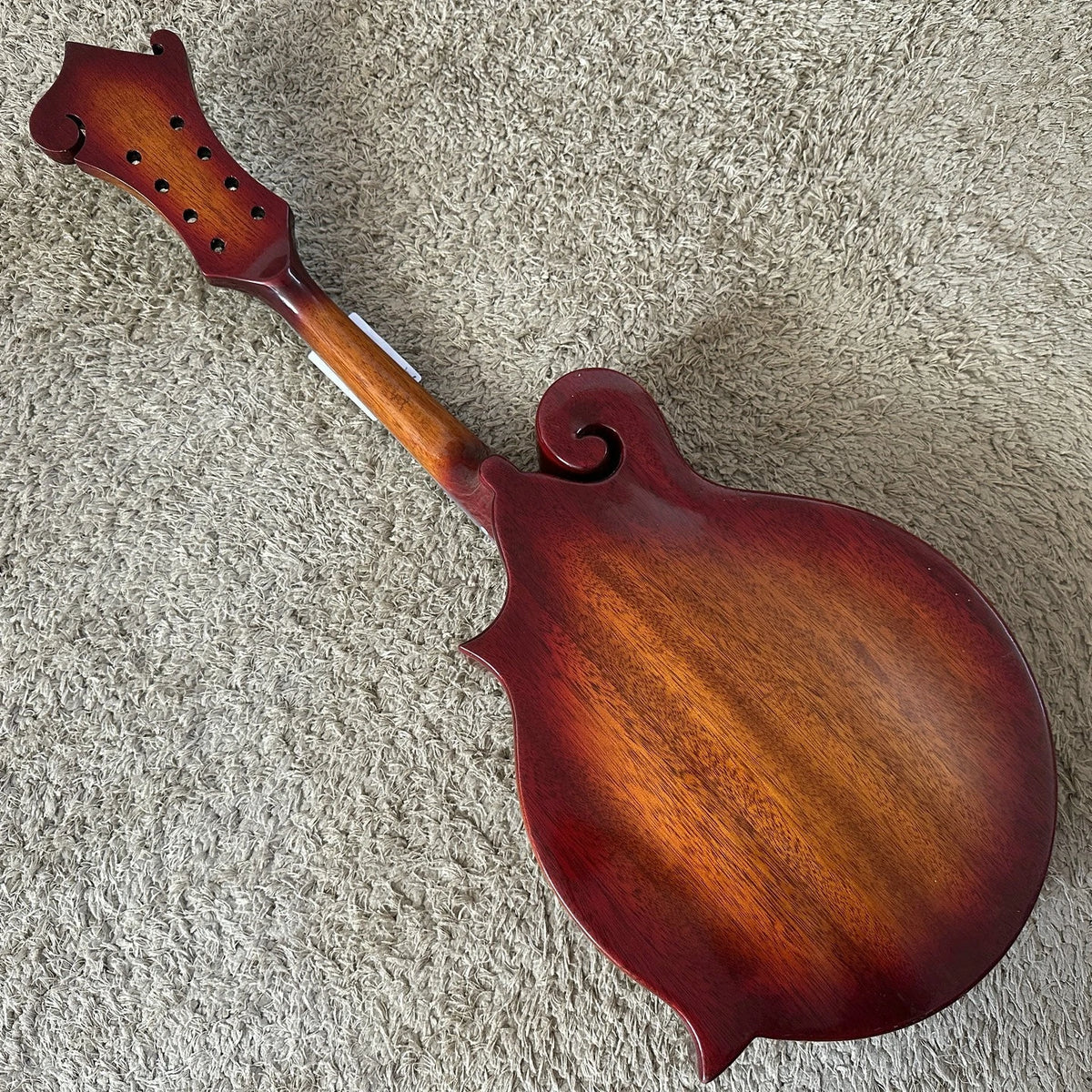 Cherry Burst Washburn 8 String Mandolin, Mahogany Veneer Top Body, 24 Frets