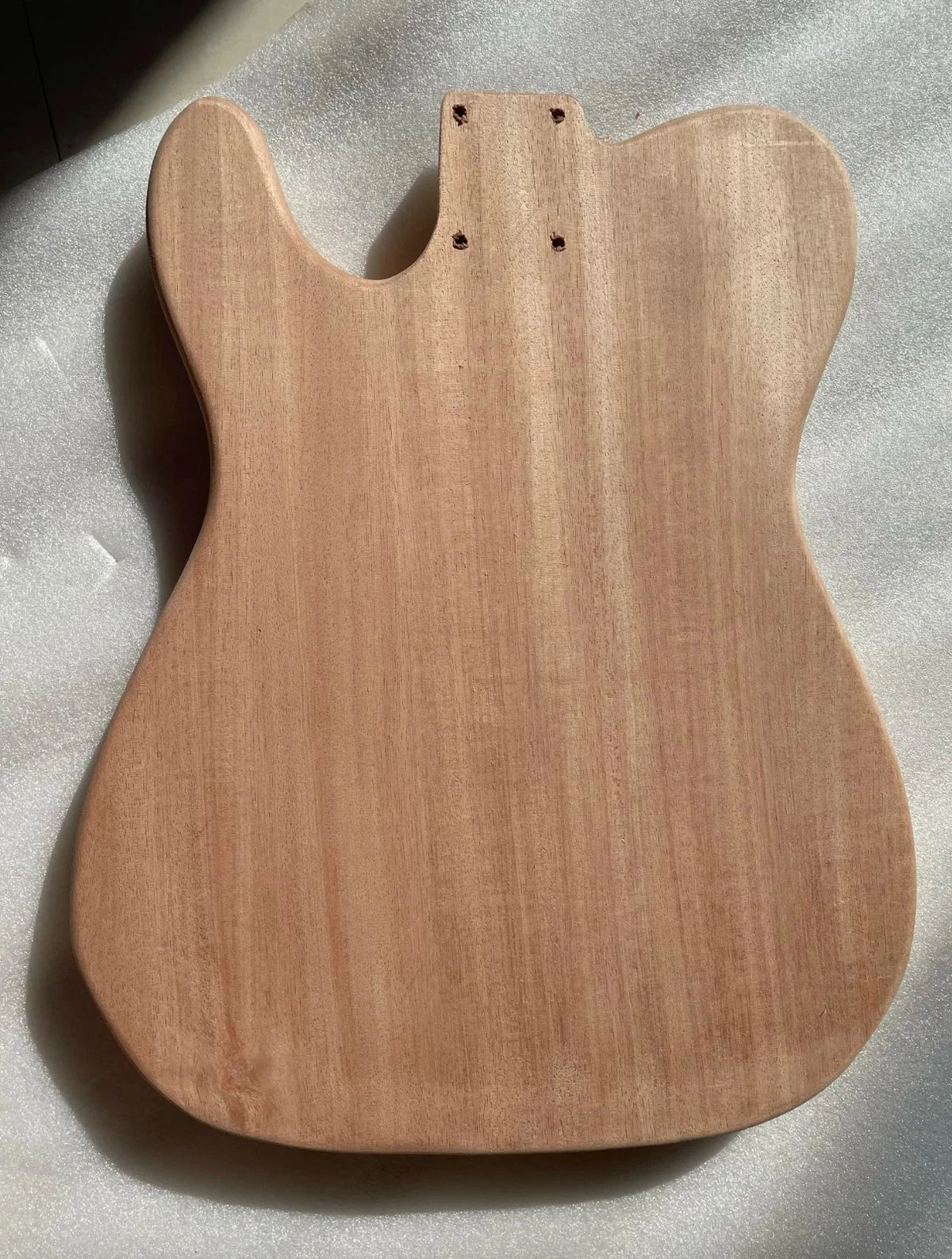 Mahogany Wood Guitar Tiger Maple Top Body Fit Telecaster Tele