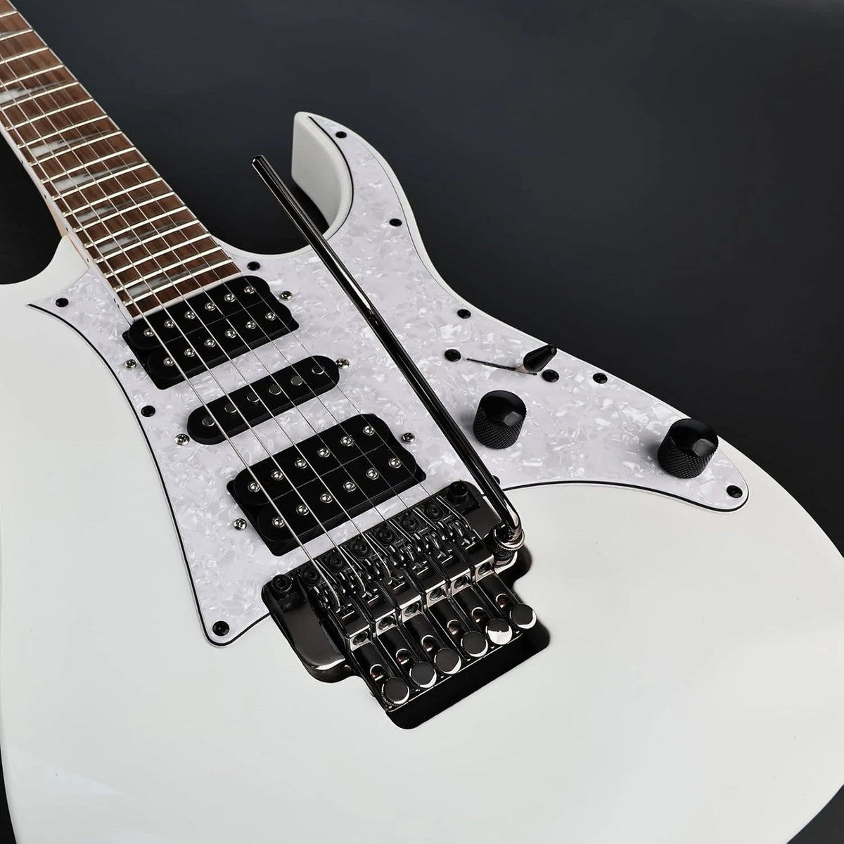 Black Nickel Guitar Double Locking Bridge Tremolo System with Brass Block