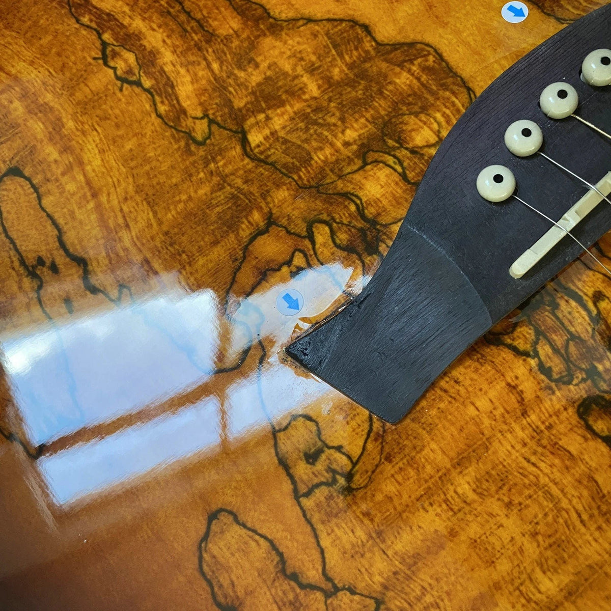 Acoustic Guitar, Black Wood Finish, Sunburst Finish, Mahogany Neck