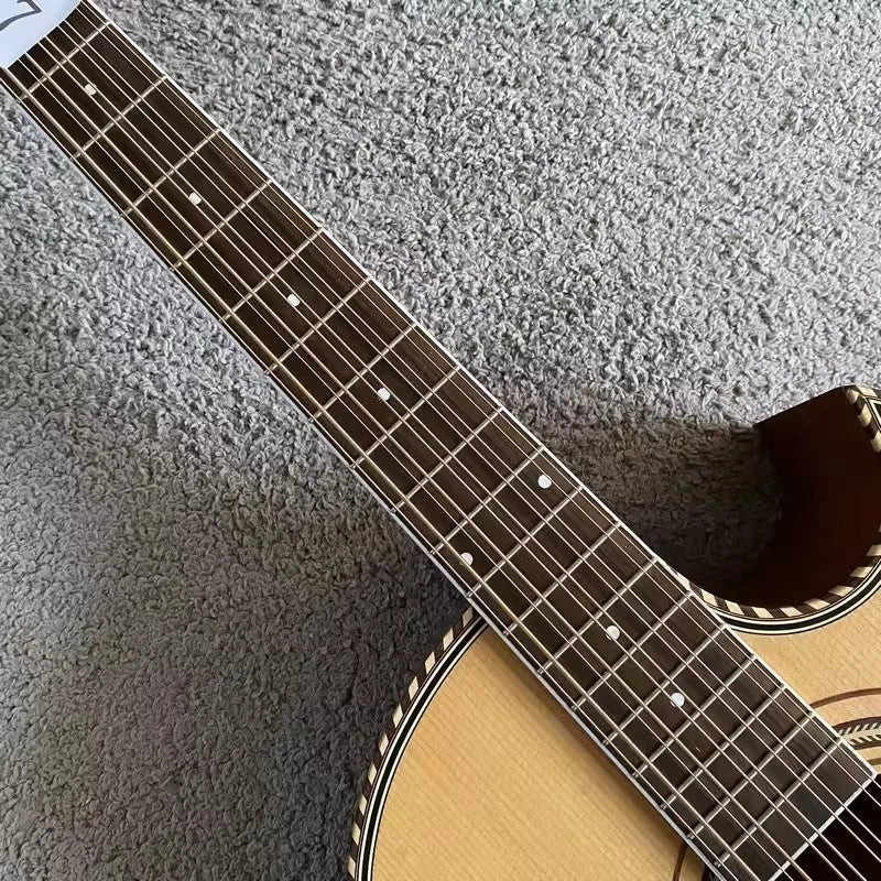 10 String Acoustic Electric Guitar, Mahogany Neck, Rosewood Fingerboard