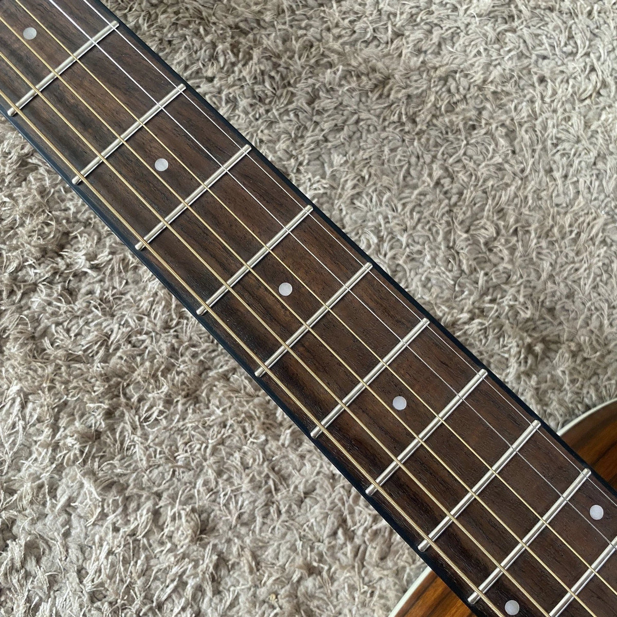 38-Inch Parlor Acoustic Guitar, Red Pine Top, Santos Rosewood Body
