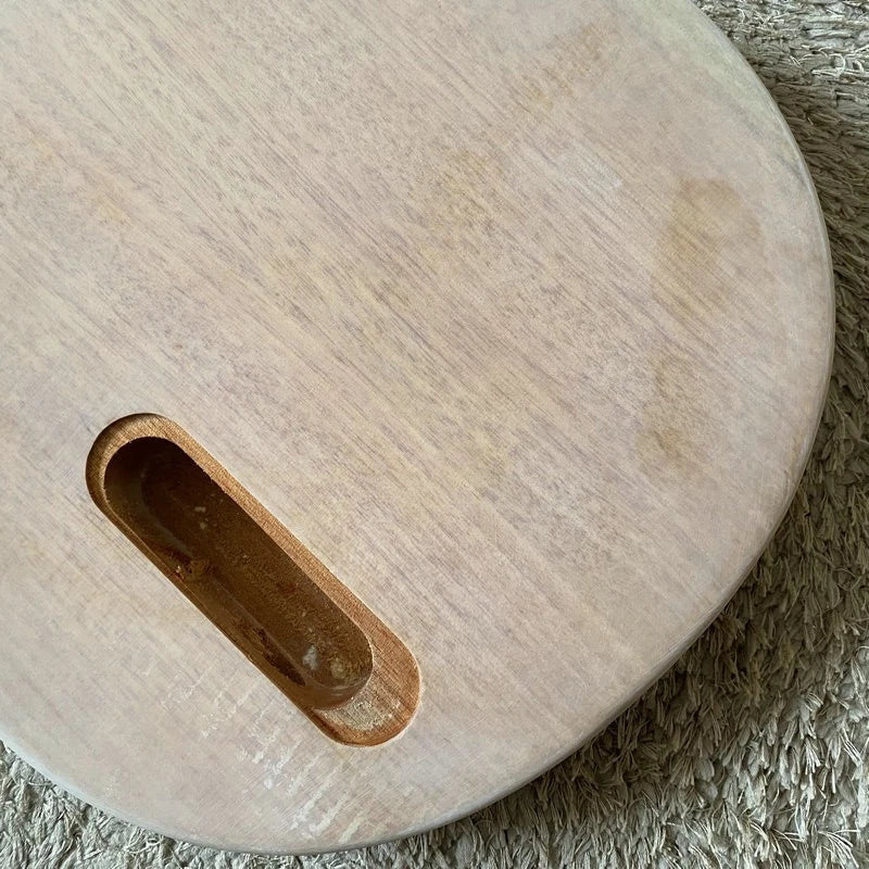 Mahogany Wood DIY Project Guitar Body Neck, Rosewood Fretboard