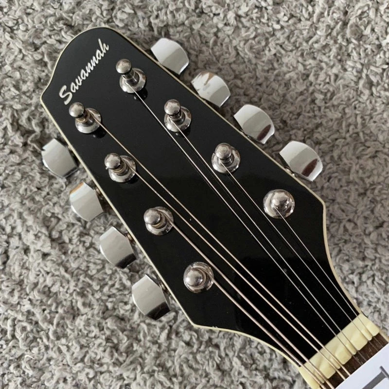 Tobacco Burst 8 String Mandolin, Spruce Top Body, Mahogany Neck, 20 Frets