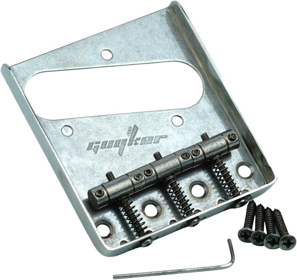 Aged Relic Silver Guitar Vintage Ashtray Bridge Fit Telecaster Tele