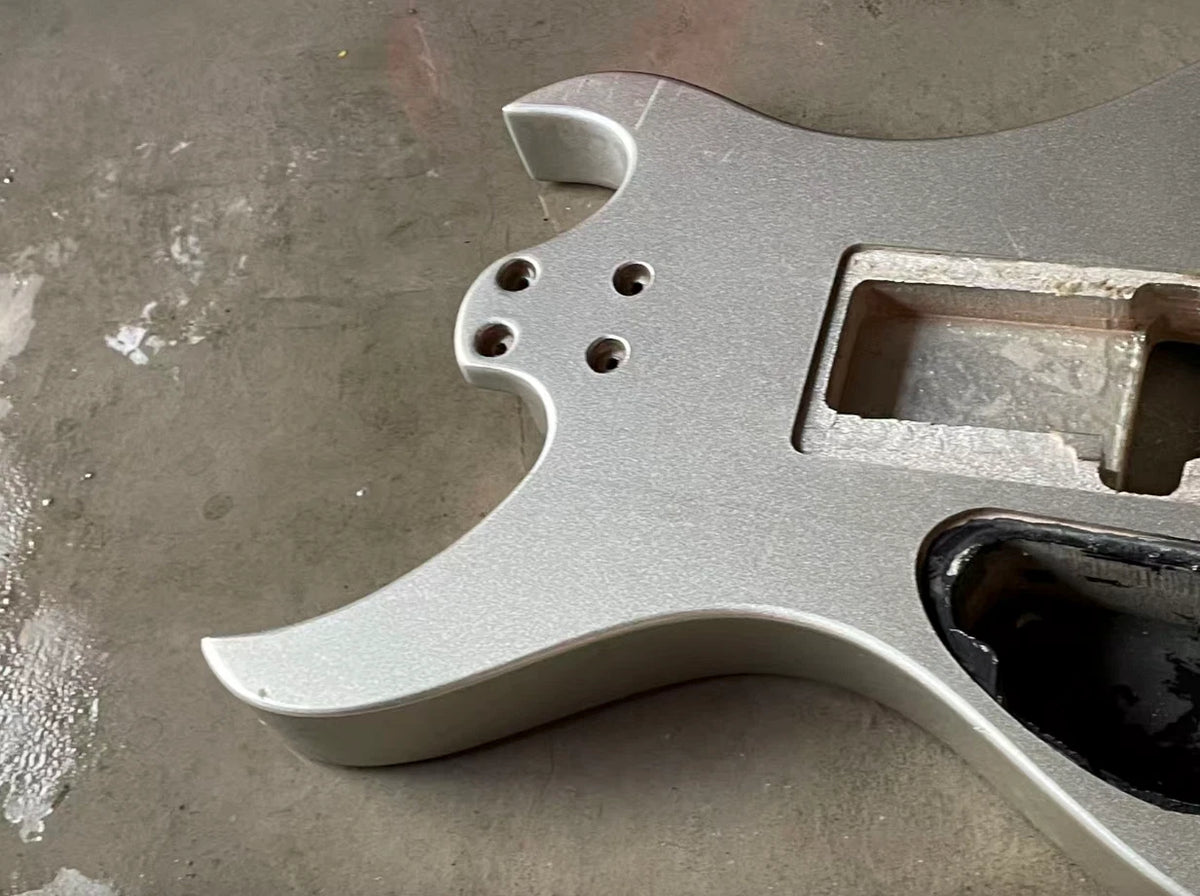 Metallic Grey HH Guitar DIY Body Fit Aria Urchin Vintage Project