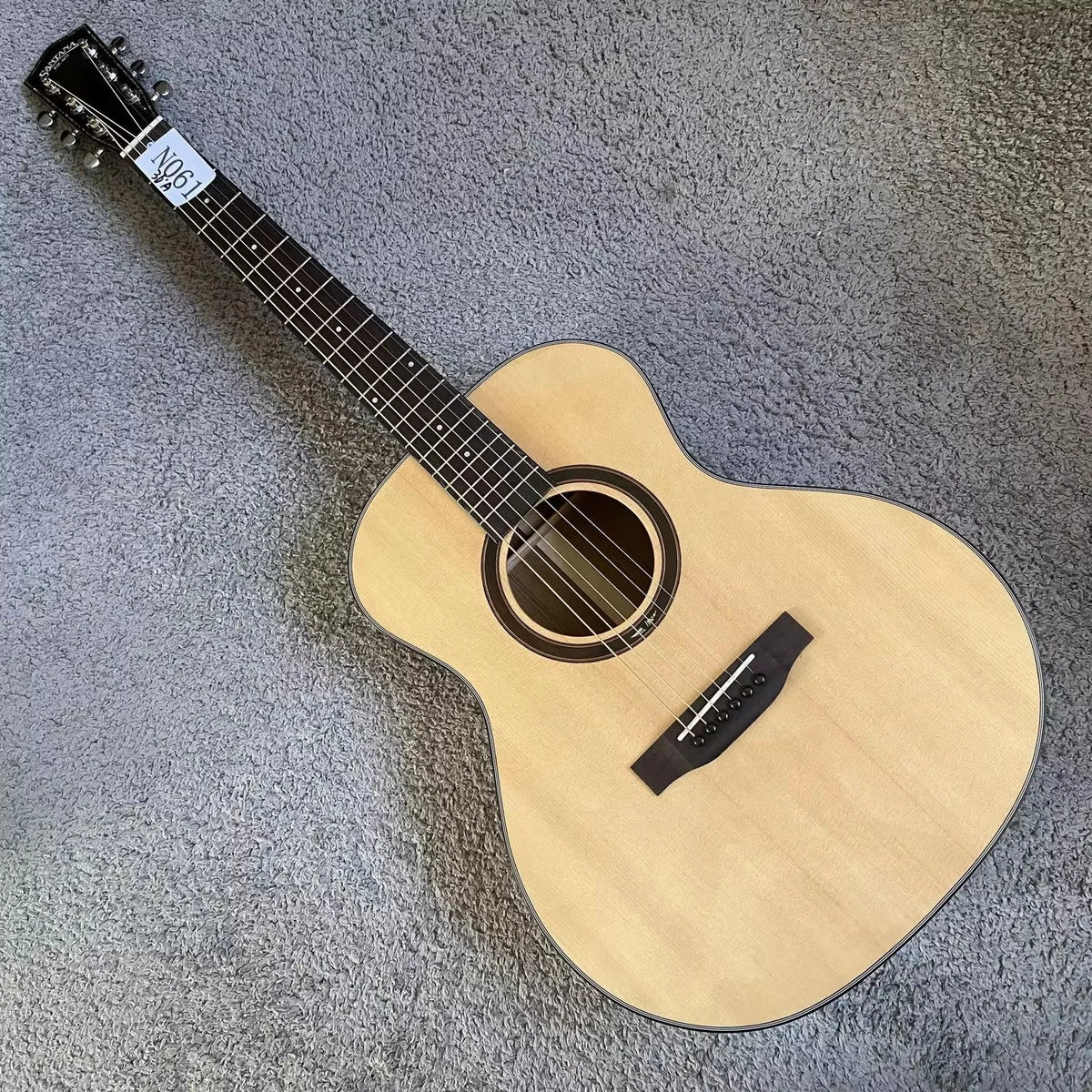 36-Inch All-Solid Acoustic Guitar, Mahogany Neck, Rosewood Fingerboard, 22 Frets