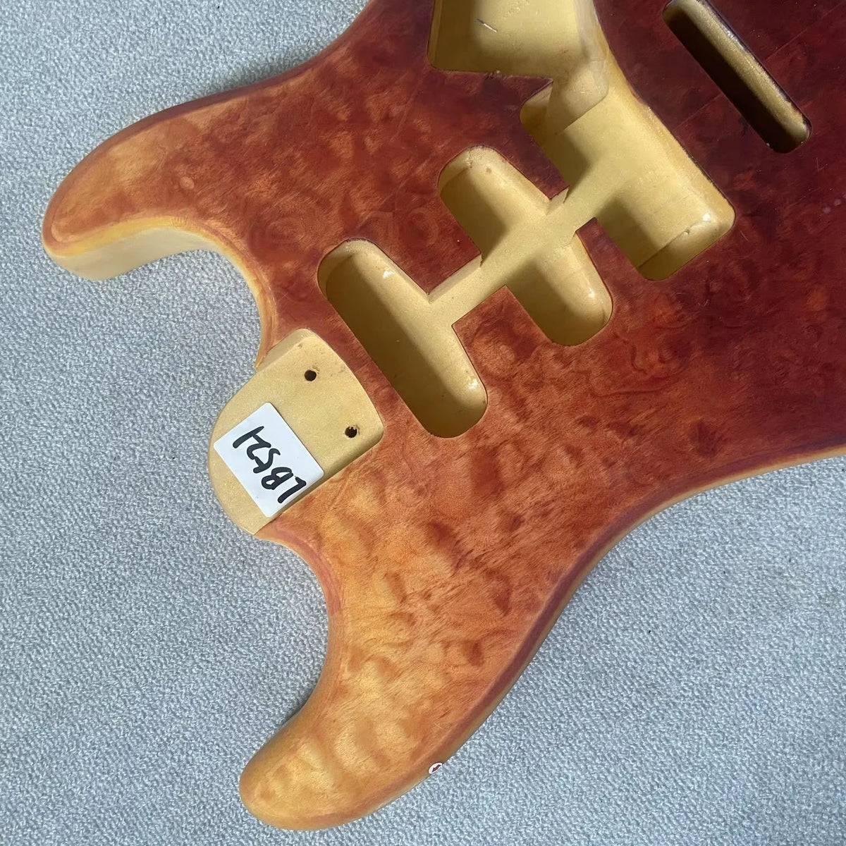 SSH Quilted Maple Top Guitar Basswood Body Fit ST DIY Project
