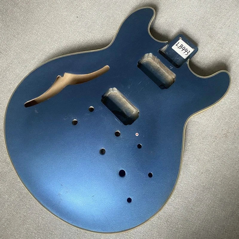 Blue Jazz Guitar Semi Hollow Body DIY Project