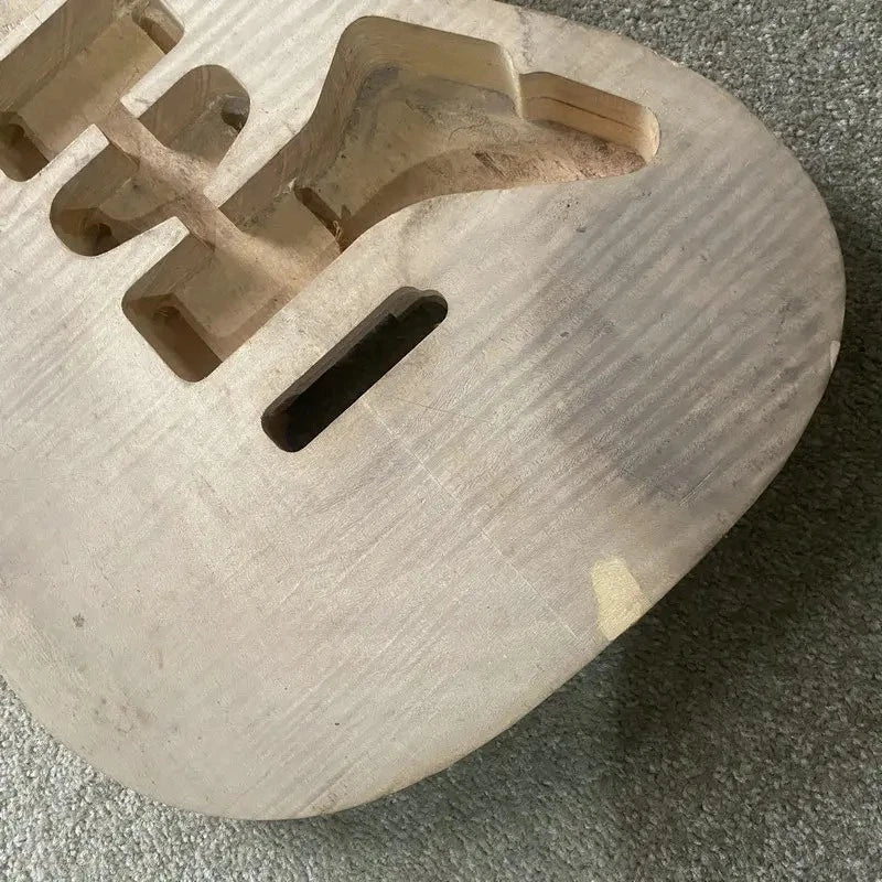 Tiger Maple Top Basswood Guitar Body Fit Strat ST