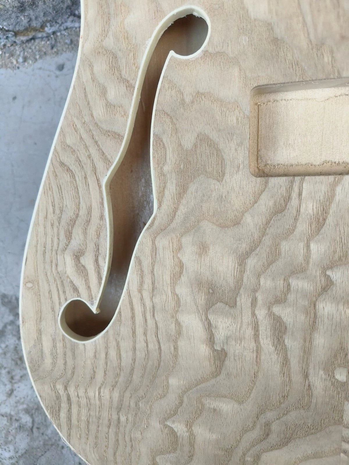 Ash Wood Top Guitar Basswood Body Fit Tele TL