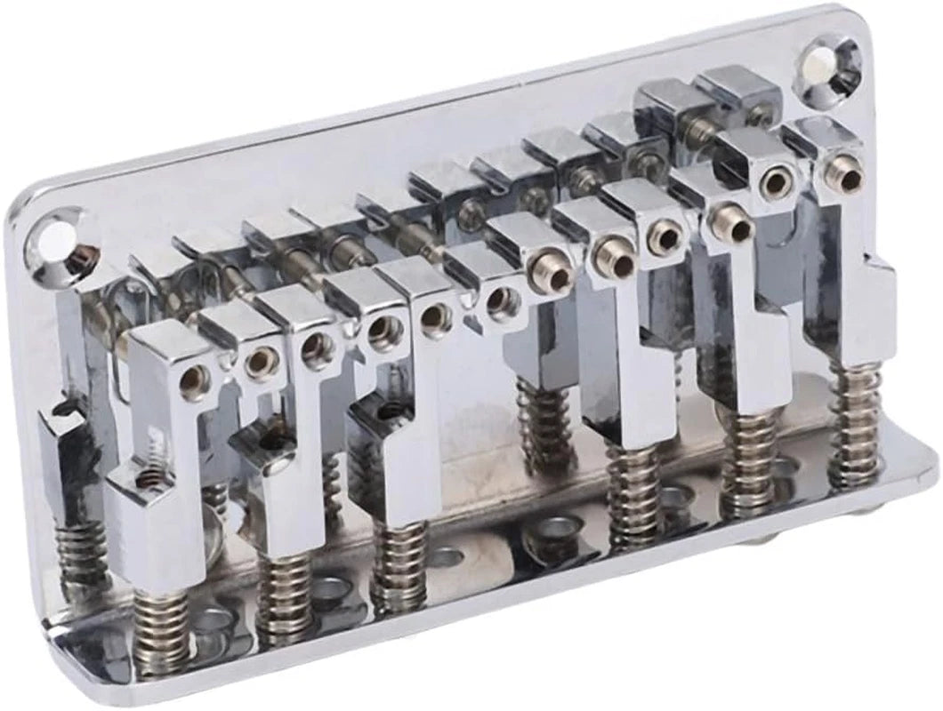 78mm Chrome Top Mount Guitar Fixed Hardtail Bridge