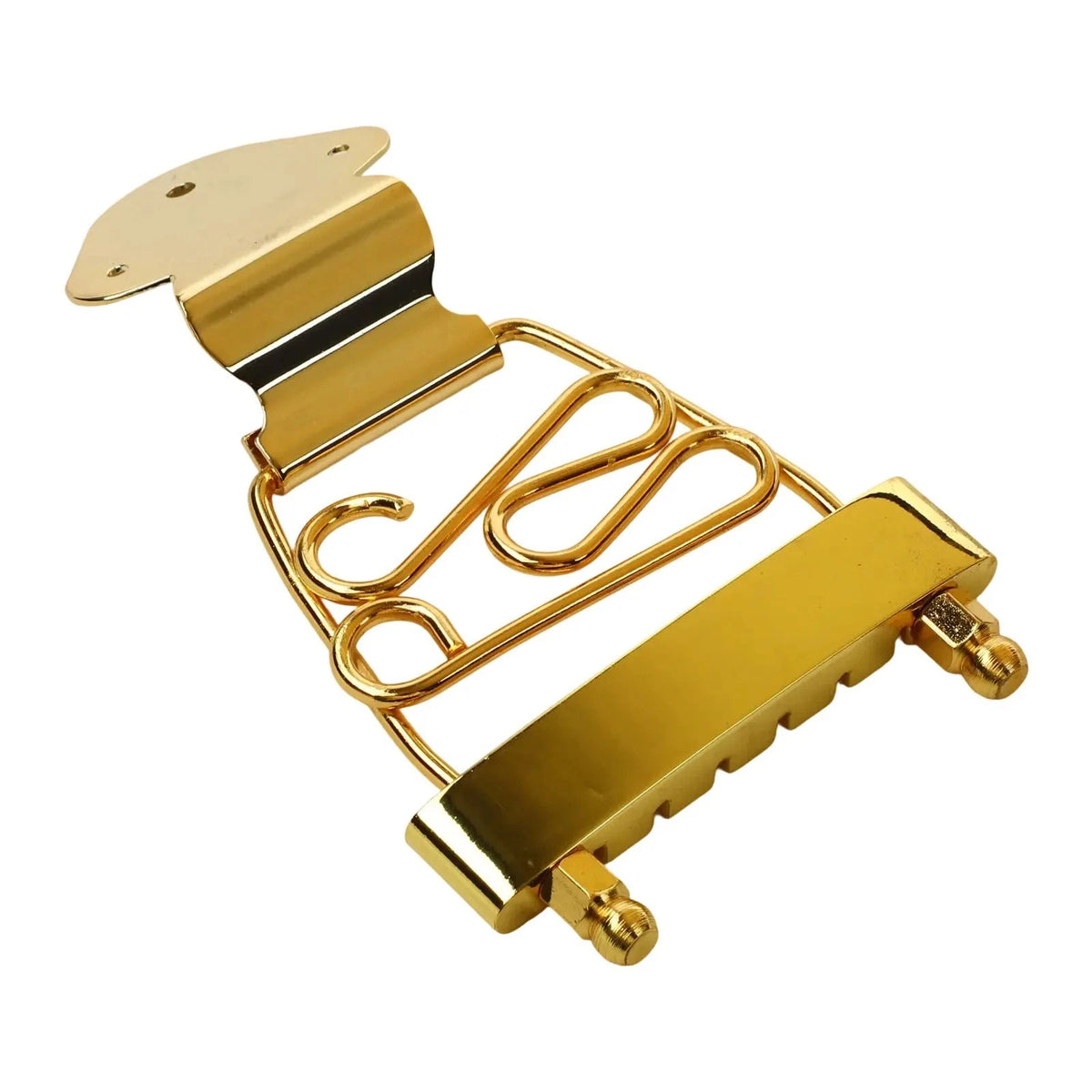 Gold Semi Hollow Jazz Guitar Short Tailpiece Trapeze Fit Epiphone,Ibane<wbr/>z,Cort