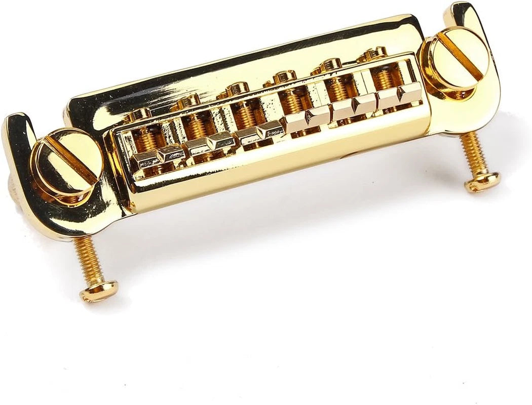 Gold Guitar Wraparound Tune-O-Matic Bridge Fit Epiphone,Ibane<wbr/>z,Gibson,PRS,B<wbr/>urny
