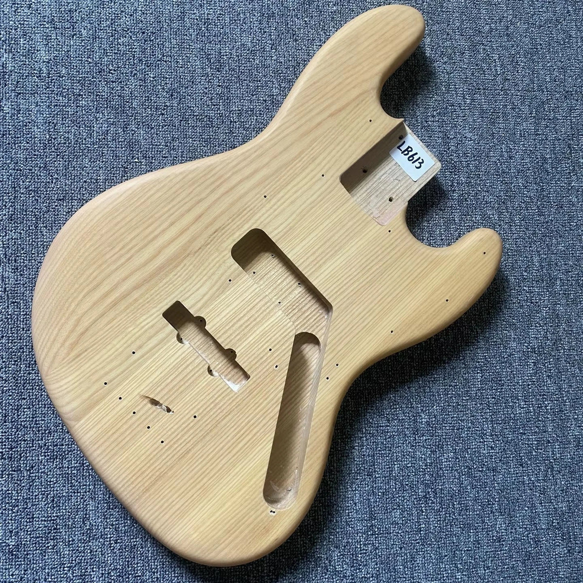 Jazz Bass Body Solid Ash Wood Right Hand Natural Color
