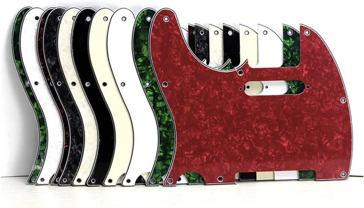Left Handed Aged Pearl Guitar Pickguard Scratch Plate Fit Telecaster Tele
