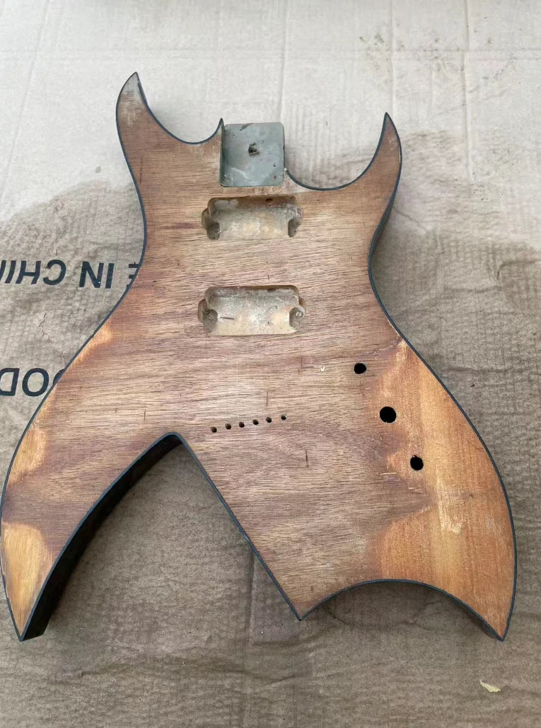 HH DIY Project Guitar Body with String Through Bridge Fit BICH Guitars