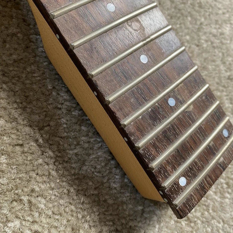 Reversed Headstock Maple Wood Guitar Neck with Rosewood 24 Frets Fingerboard