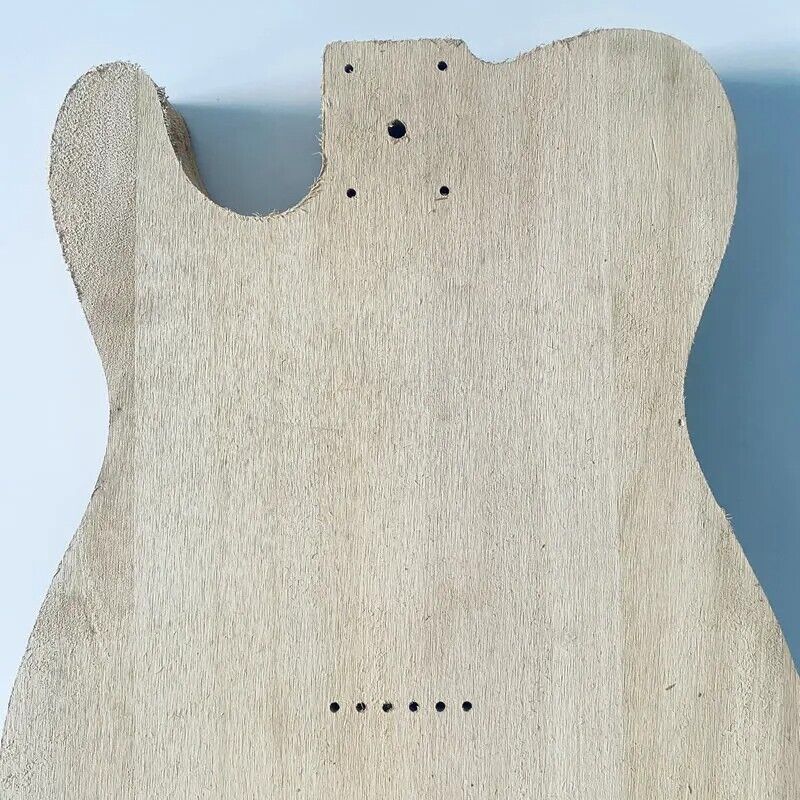 1 Set Unfinished Basswood Guitar HH Body with Maple Neck