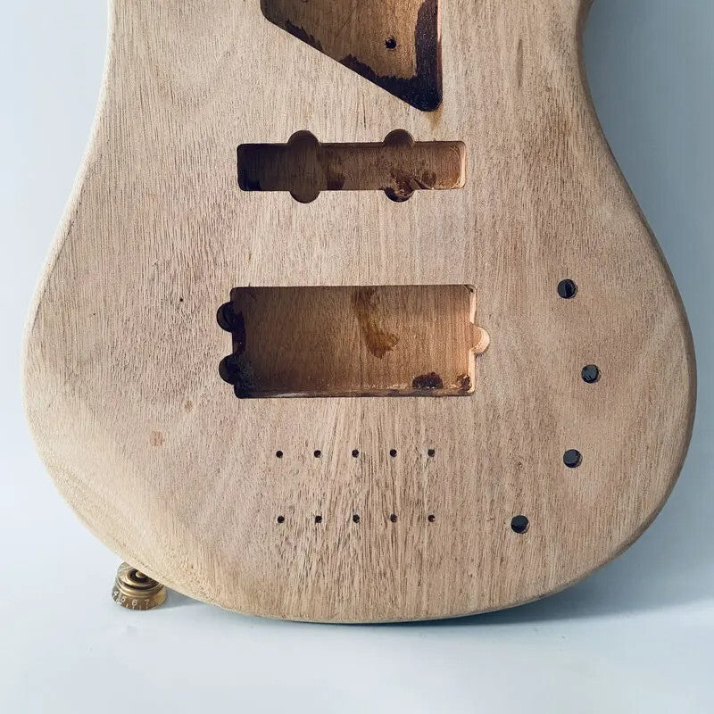 5/6 String Electric Bass Mahogany Wood Body