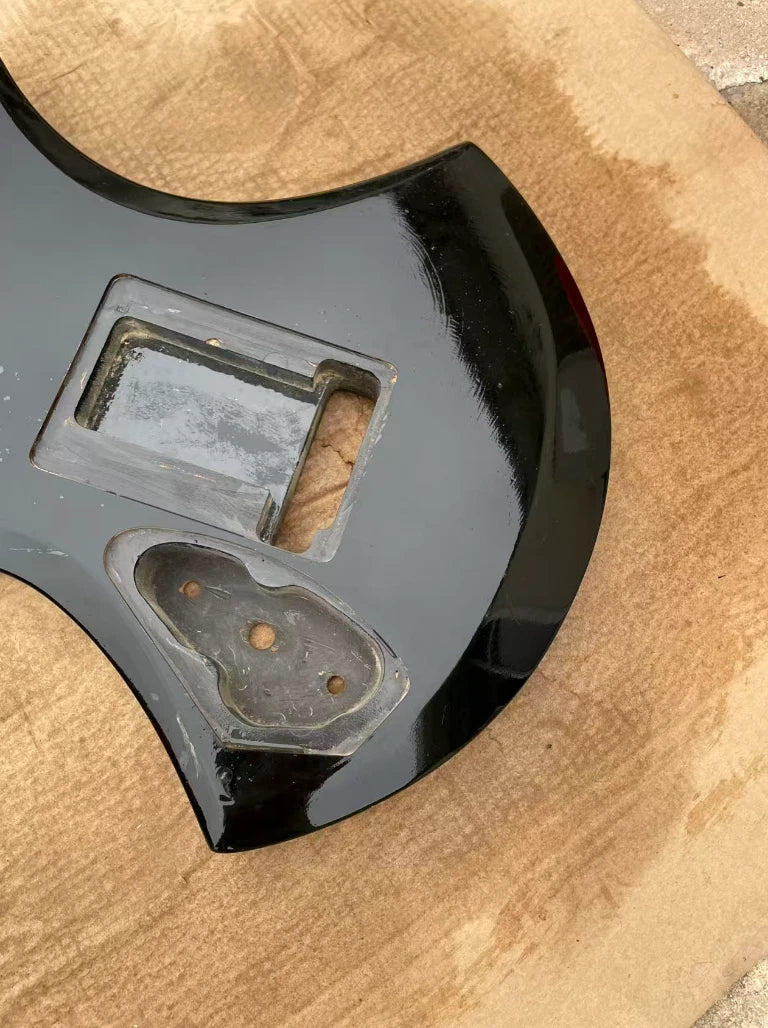 Black DIY Project Guitar Body Fit Virgin Guitars