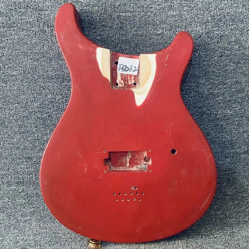 Red Single Humbucker Guitar Body DIY Project