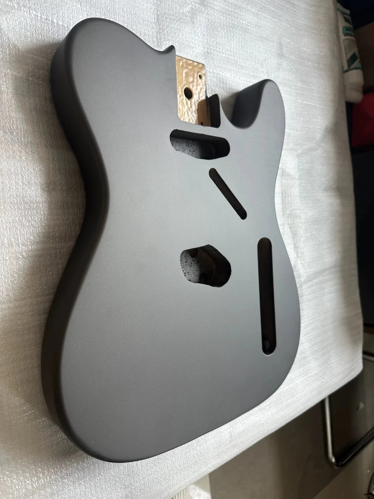 Light Pink Nitro Guitar Paulownia Wood Body Fit Tele TL