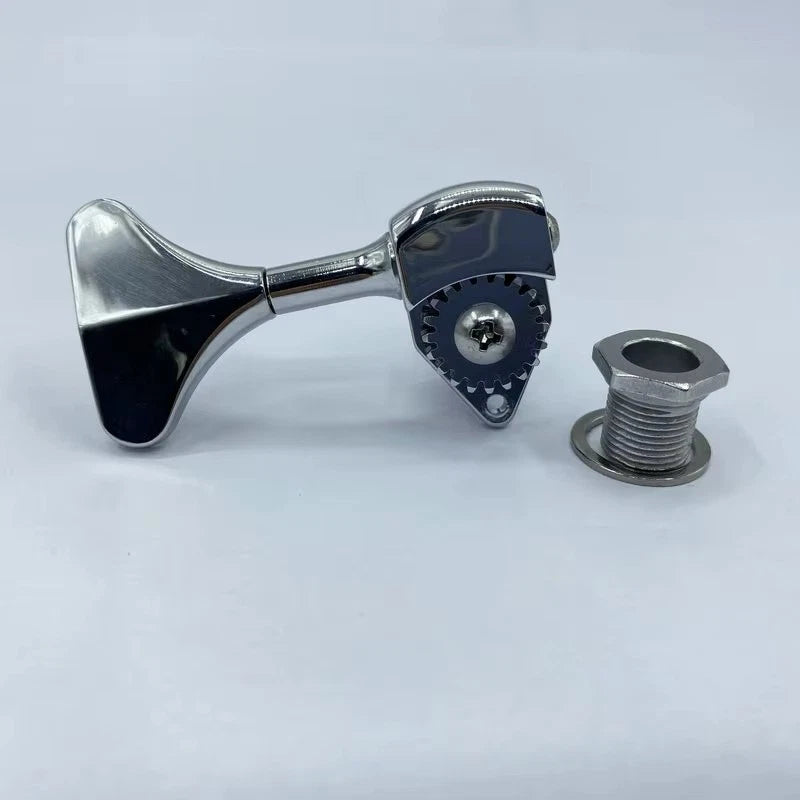 R2L2 Chrome Bass Guitar Machine Heads Tuning Pegs Keys