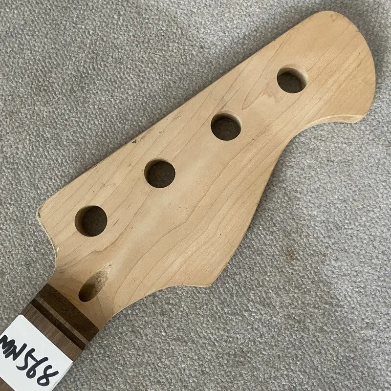 Maple Wood 4 String Bass Neck, 20 Frets Rosewood Fingerboard Fit Jazz Bass